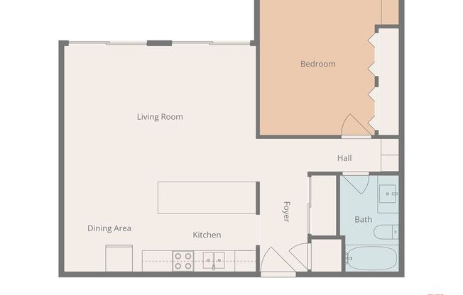 1 bed, , 750 sqft, $2,100, Unit 320