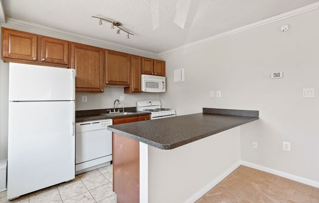 Kitchen Countertop at The Brittany, Washington, Washington