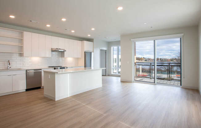Living Room with Hard Surface Flooring