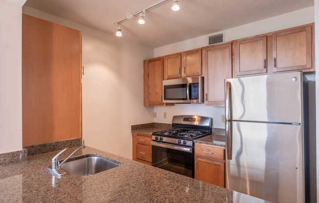 Kitchen with Stainless Steel Appliances