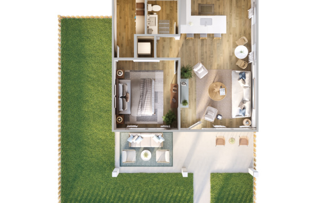 1 bed, 1 bath, 728 sqft, $1,750, Unit 3306