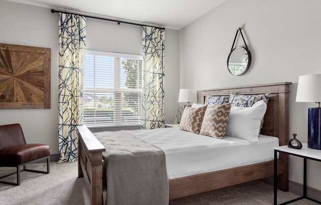 Bedroom With Plenty Of Natural Lights at Adara Overland Park, Overland Park, KS, Kansas