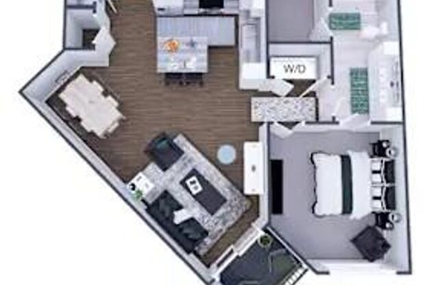 1 bed, 1 bath, 732 sqft, $1,999, Unit 226 E Lockwood Avenue, Unit #205