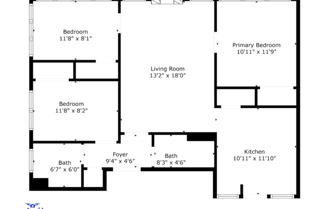 3 beds, 2 baths, 1,250 sqft, $2,600, Unit 6585-3