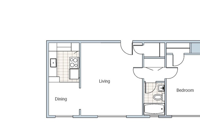 1 bed, 1 bath, 600 sqft, $1,575, Unit 203