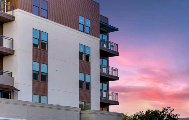 Exterior Shot at The Rylan Apartments
