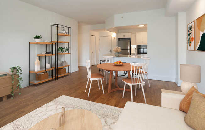Living Room with Hard Surface Flooring