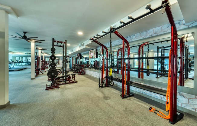 Squat Machine and HIIT Station at The Rey Downtown, Phoenix, Arizona