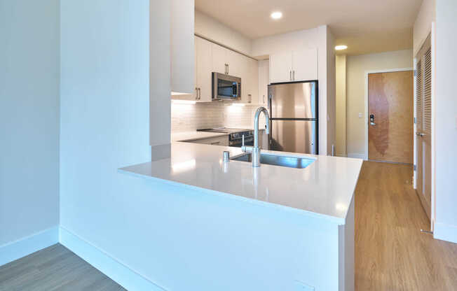Kitchen with Stainless Steel Appliances