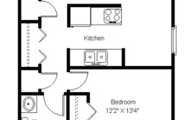 1 bed, 1 bath, 685 sqft, $1,285, Unit 01-029