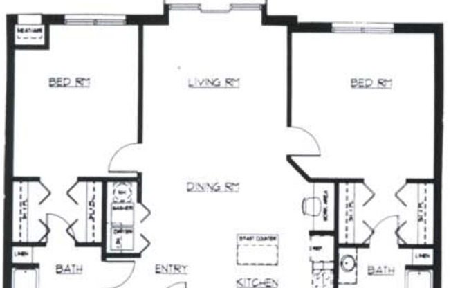 2 beds, 2 baths, 1,204 sqft, $1,945, Unit 6501-301