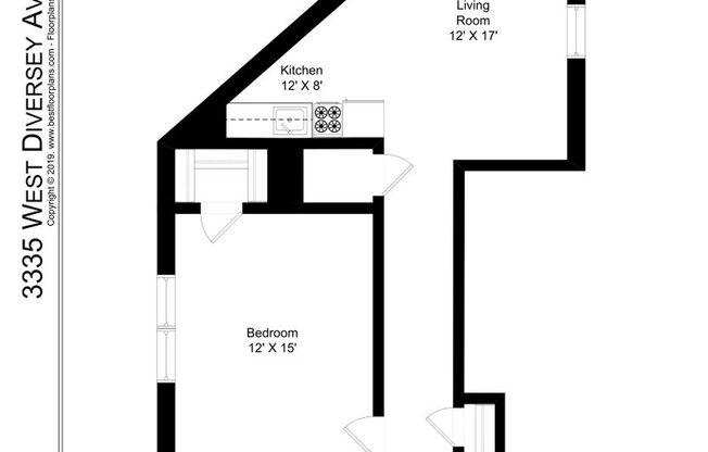 1 bed, 1 bath, 760 sqft, $1,895, Unit 301