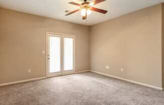 Living room space at Cameron Park Apartments, Jackson, Mississippi