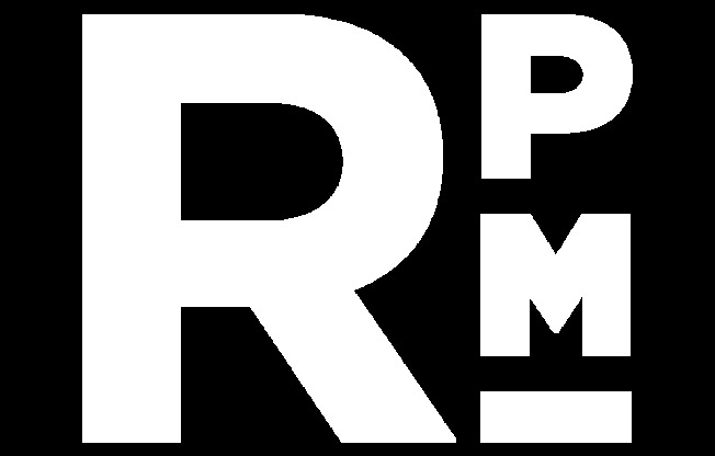 a green and white rpm logo on a green background