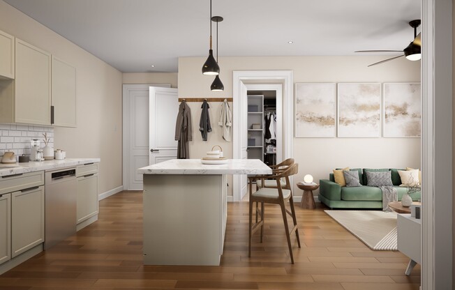 2 beds, 1 bath, 733 sqft, $1,700