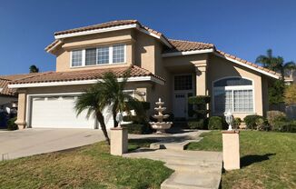 Beautiful 4 Bedroom Single Family Home with Pool and 3 Car Garage for Lease in Rancho Cucamonga