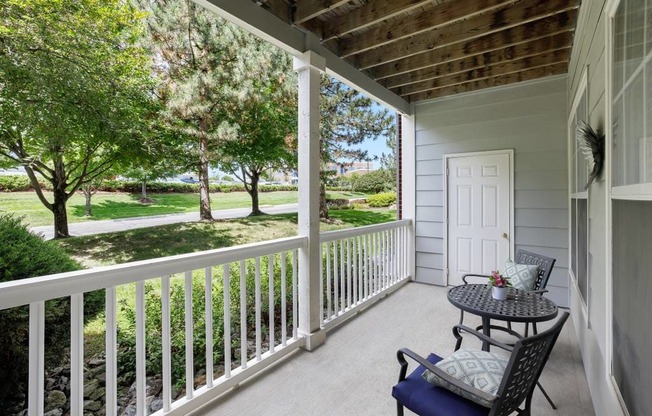Enjoy your private patio at Cambridge Square