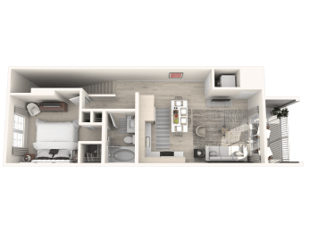 1 bed, 1 bath, 748 sqft, $1,763