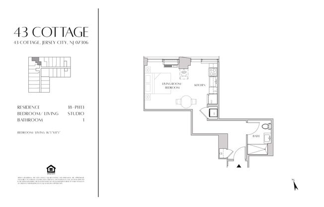 Studio, 1 bath, 398 sqft, $2,300, Unit 1825