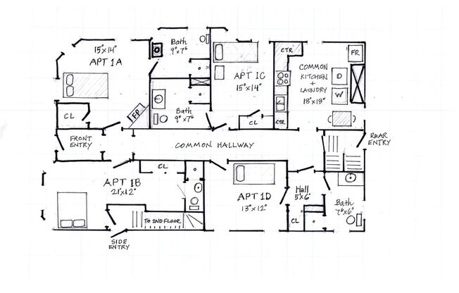 Studio, 1 bath, 244 sqft, $848