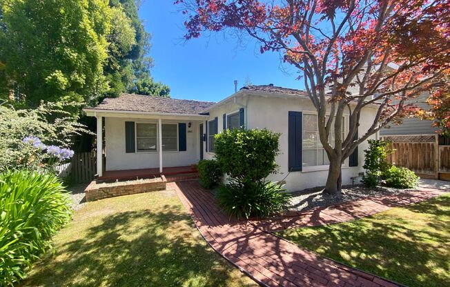 Charming Palo Alto Single-Story Home with Private Backyard