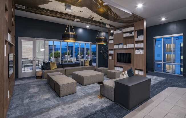 Lounge Area at  Parc View Apartments and Townhomes Midvale, UT 84047