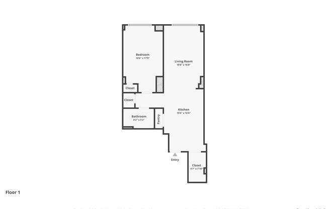 1 bed, 1 bath, 869 sqft, $5,675, Unit 4L