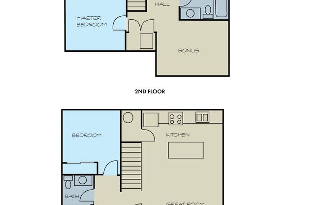 3 beds, 3 baths, 1,443 sqft, $2,298, Unit 303-I04