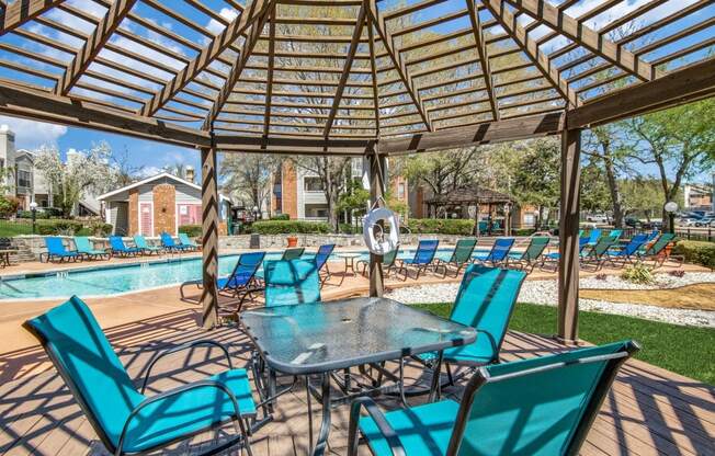 Swimming Pool With Relaxing Sundecks at Foxborough Apartments, Irving, Texas