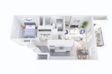 1 bed, 1 bath, 700 sqft, $1,923