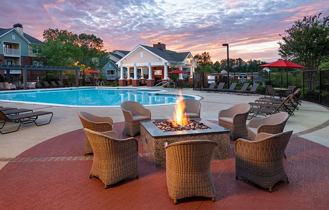 Fire Pit with Cozy Seating