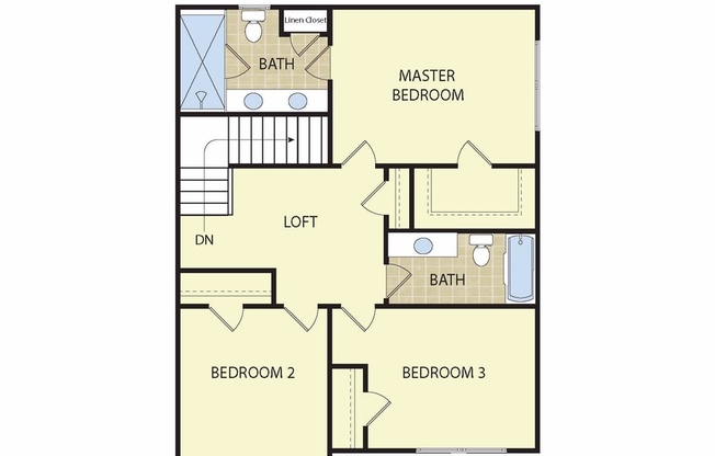 3 beds, 2.5 baths, $2,395