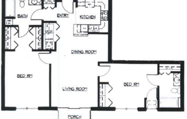 2 beds, 2 baths, 1,100 sqft, $1,825, Unit 1441-306