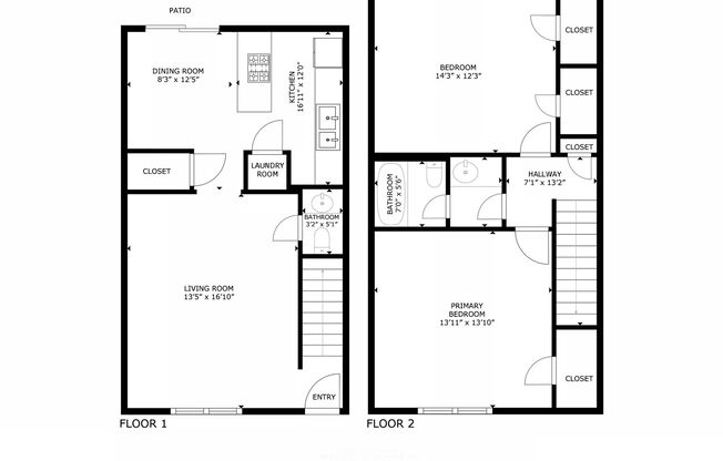 1 bed, 1.5 baths, 825 sqft, $1,197, Unit H-35