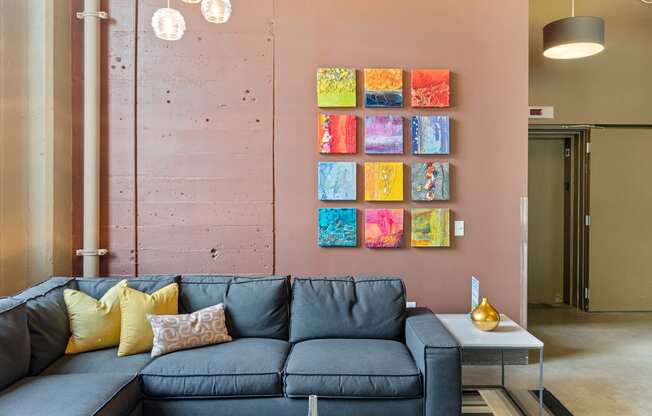 Sitting Area at Buzza Lofts of Uptown, Minnesota, 55408