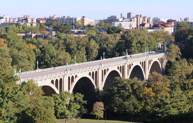 Beautiful Views from the rooftop at Calvert House Apartments, Washington, 20008