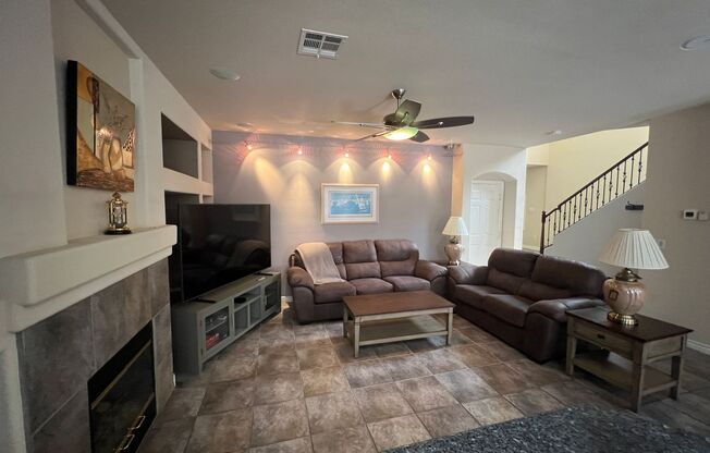 Fully Furnished Beautiful Townhome - in Gated Community.