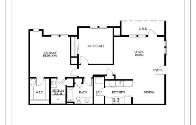 2 beds, 2 baths, 1,194 sqft, $1,750, Unit I-301