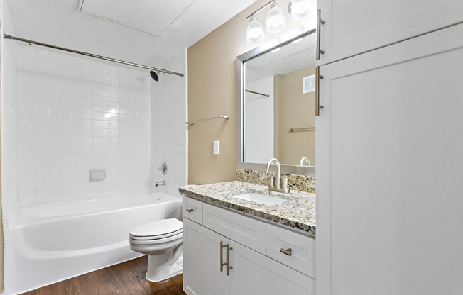 Bathroom With Bathtub at Stone Oak @ Parmer, Austin