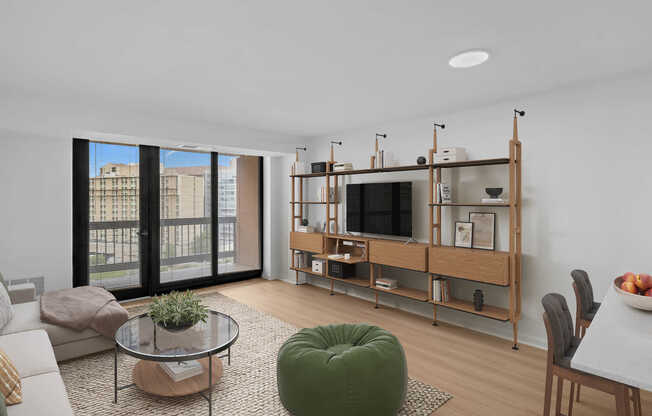 Living Room with Hard Surface Flooring