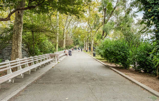 Take a stroll through Carl Schurz Park, one of the city's most dog-friendly parks.