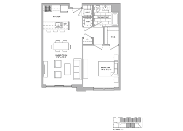 1 bed, 1 bath, $2,875