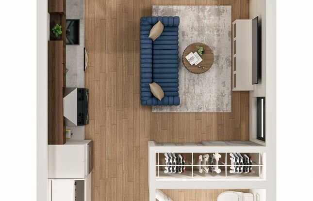 Studio, 1 bath, $2,645, Unit 809