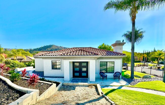 Beautifully Remodeled Top to Bottom, Detached Guest Home Unit on Private, Gated Property in the Sycamore Ranch Community of Fallbrook!