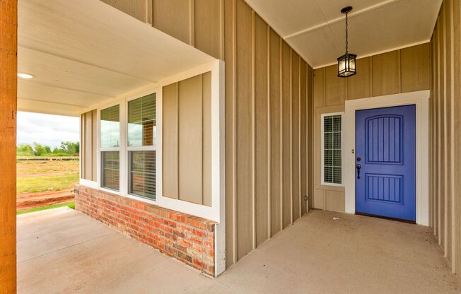 FOR LEASE! Brand New Home in Washington, Ok. Cedar Hill Farms Addition