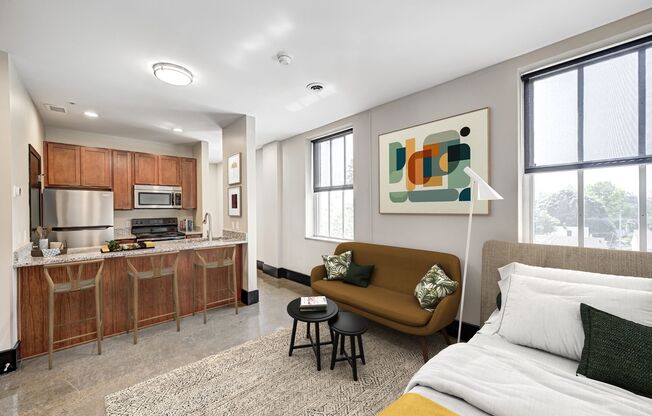 Studio, 1 bath, 412 sqft, $971, Unit 405