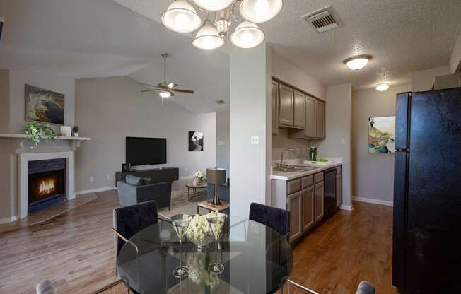 Open Concept at The Villas at Quail Creek Apartment Homes in Austin Texas