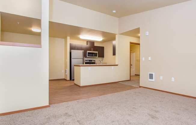 Living Room and Kitchen