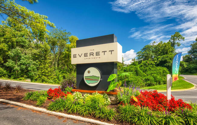 Property Signage at The Everett Apartments , Roanoke