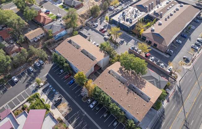 Sierra Townhomes Aerial View